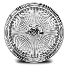LUXOR 22X8 REV 150 SPOKE STRAIGHT LACE ALL CHORME SET OF 4