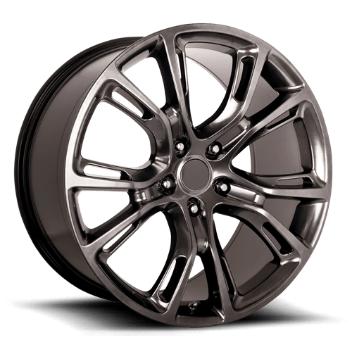 PR137 22X9 5X5.0 HYPER SLV DRK 34MM Performance Replicas