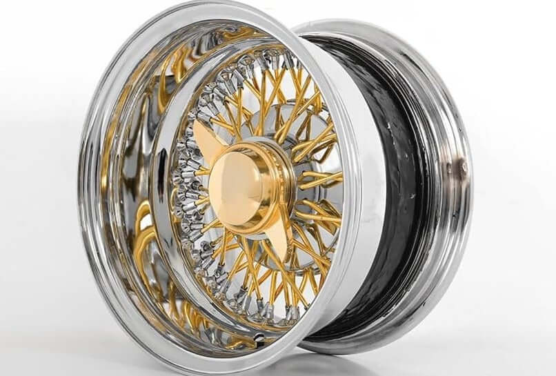 ITI WHEELS SPOKE REVERSE GOLD CENTER 13X7 72 C/L