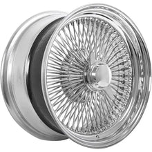 Load image into Gallery viewer, 14X7 STANDARD CHROME 100 SPOKE LOWRIDER WIRE WHEELS – Set of 4